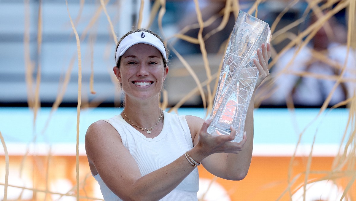 Danielle Collins gana su primer título WTA 1000 (AFP)