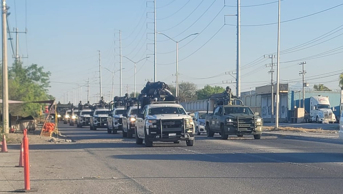 Elementos del ejército y Guardia Nacional. Foto: Especial.