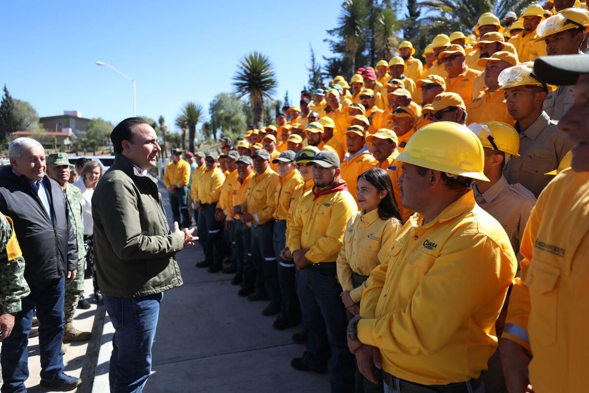Incendios forestales en Coahuila.