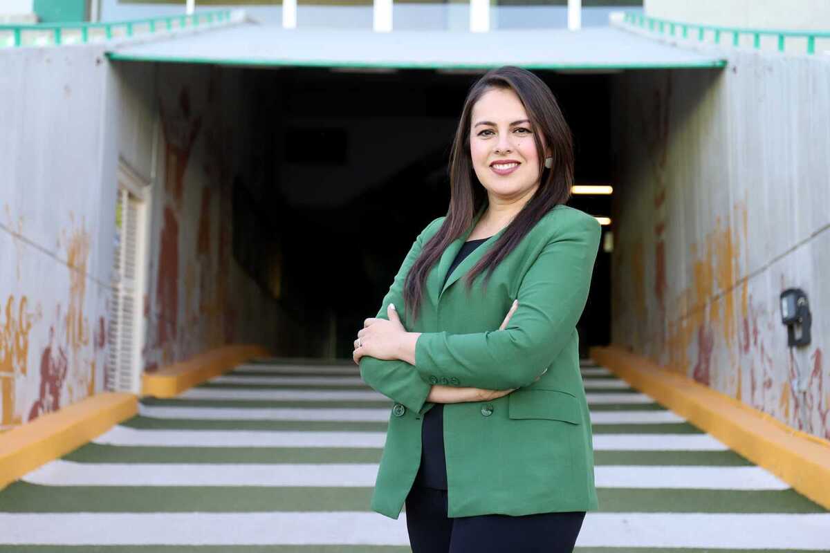 Manyra Hernández Sabag, directora Ejecutiva de Santos Laguna. (Rolando Riestra)