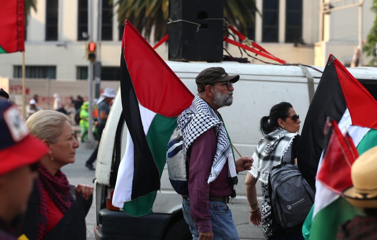 Marcha del Día de la Tierra Palestina en la CdMx (Foto: Ariana Pérez)