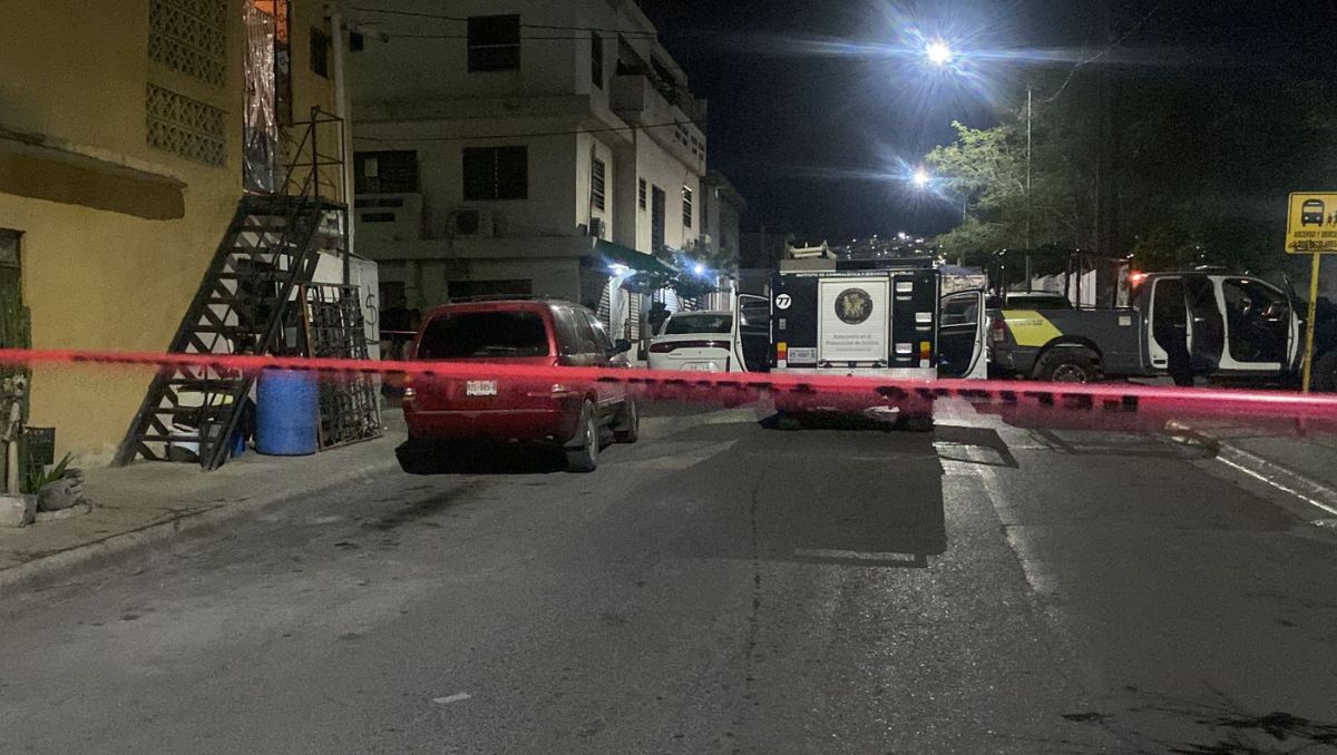Policía de Santa Catarina acordonó la zona. Miranda Arias