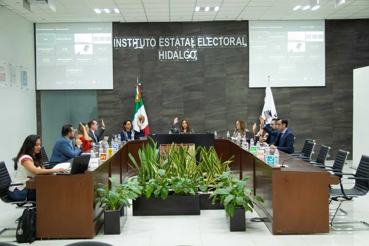 Consejeros electorales del Instituto Estatal de Hidalgo. (Cortesía)
