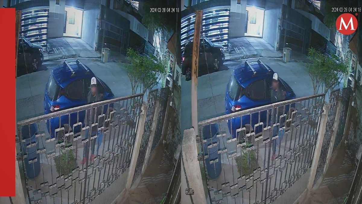 El hombre inspeccionó la guantera y se apoderó de las visas | Especial