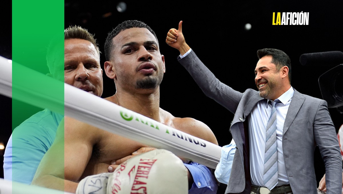 De la Hoya se burla de Rolly Romero por perder vs Pitbull Cruz (AP/Imago7)