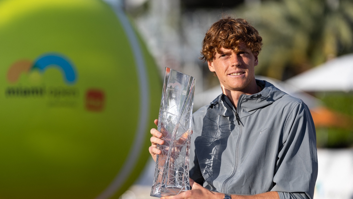 Jannik Sinner gana su primer Masters 1000 de Miami tras vencer a Grigor Dimitrov (AFP)