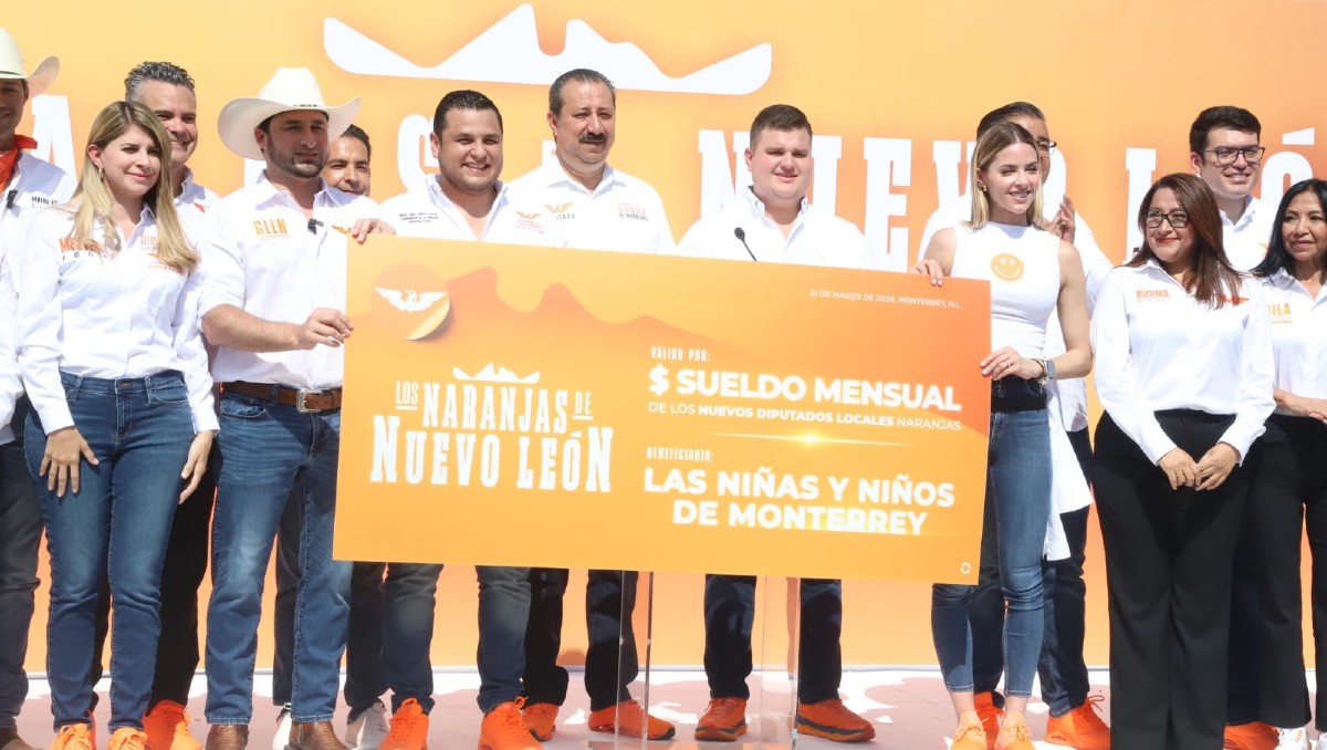 Mariana Rodríguez y aspirantes a diputaciones en Congreso de NL | Leonel Rocha