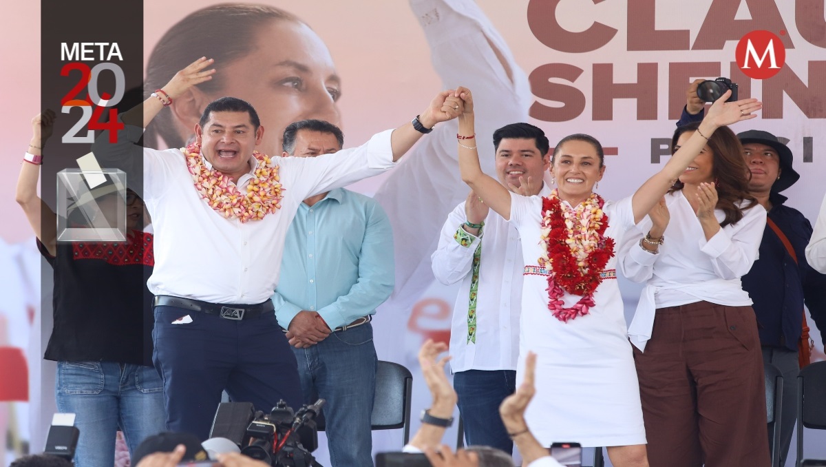Morena seguirá gobernando Puebla: Sheinbaum proyecta triunfo Armenta | EsImagen