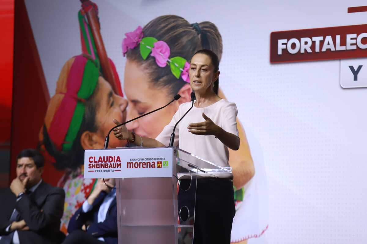 Claudia Sheinbaum durante la Presentación del eje temático | Octavio Hoyos