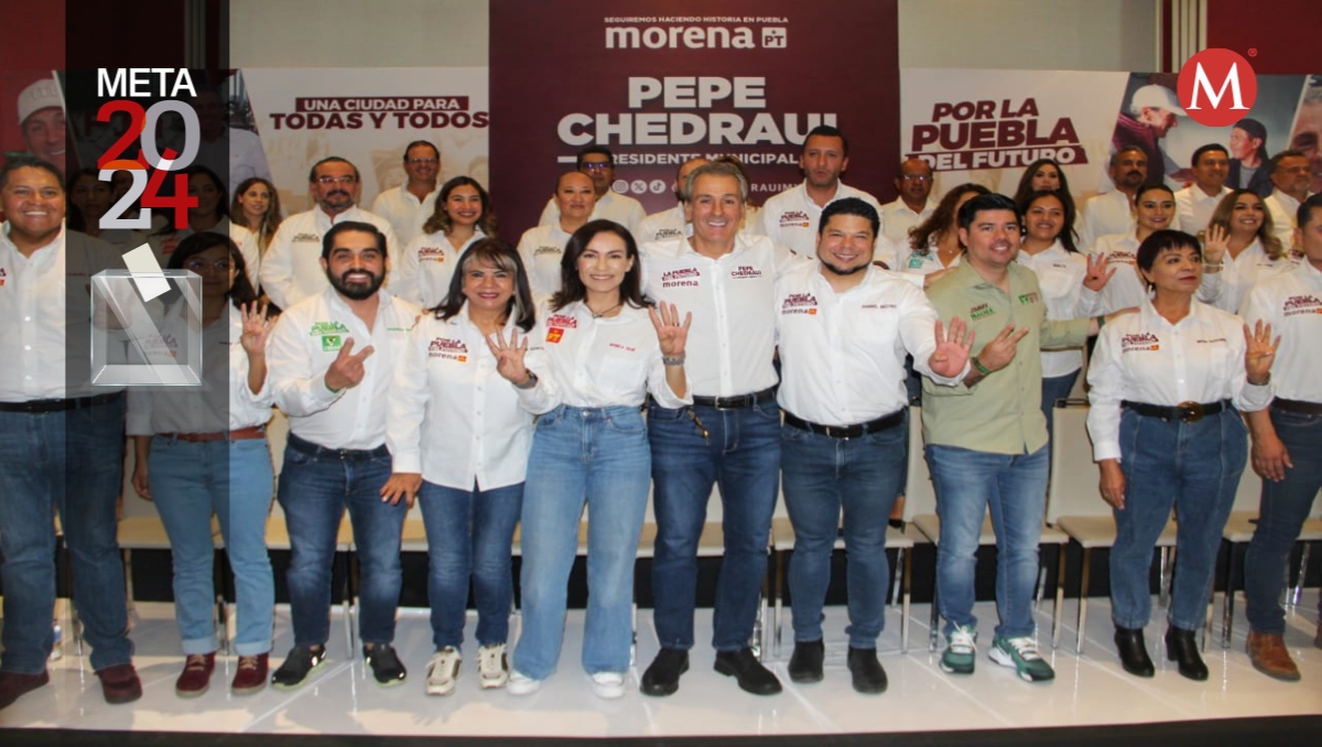 José Chedraui presenta equipo de trabajo y planilla regidores Puebla | Melanie Torres