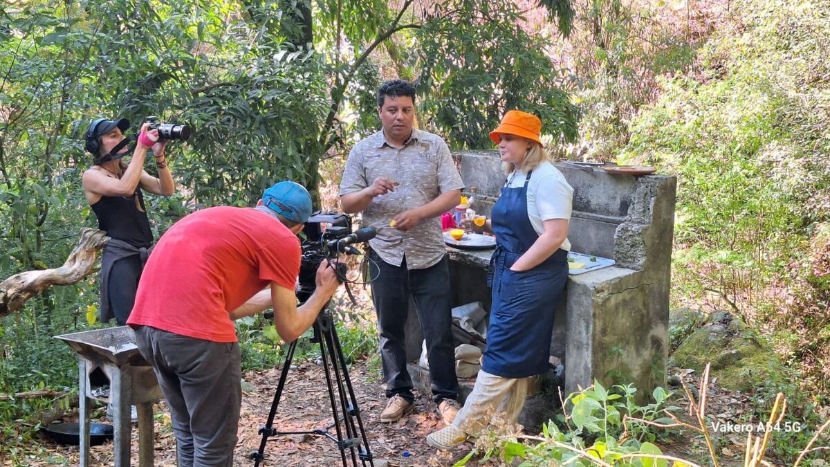 La chef Duchêne recorrió varios municipios de Hidalgo.