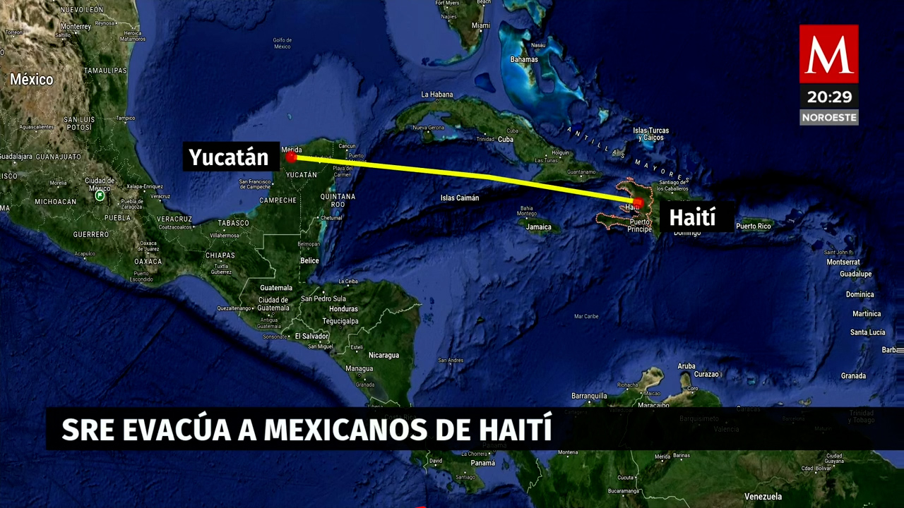 México rescata a 34 ciudadanos atrapados en medio de la crisis en Haití