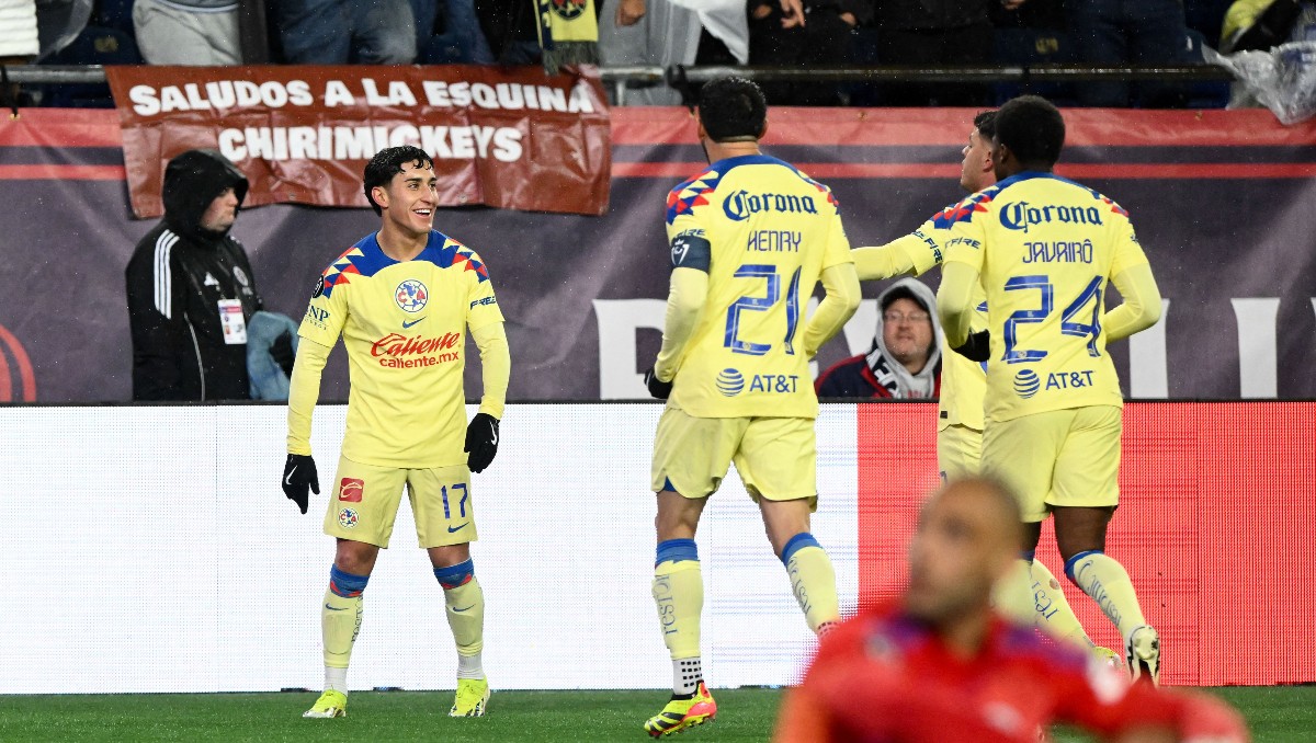 América se impone al New England Revolution en la ida de los cuartos de la Concacaf Champions Cup (Reuters)