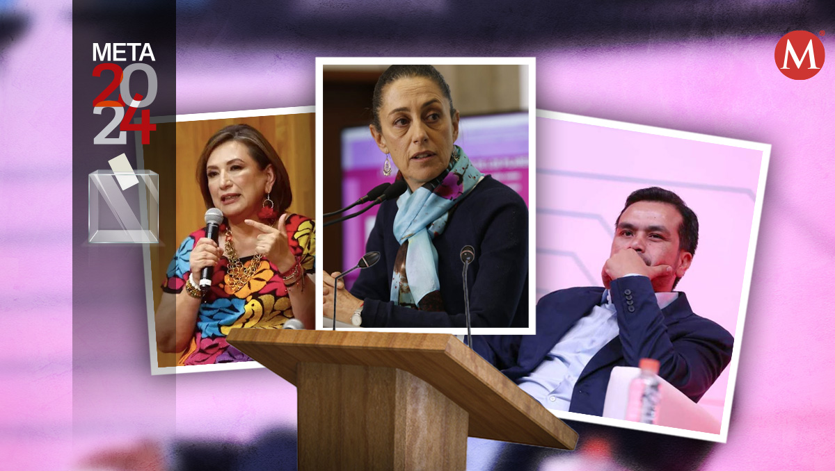 Los candidatos presidenciales cruzaron acusaciones en el debate (Ilustración: Margarita Salmorán)