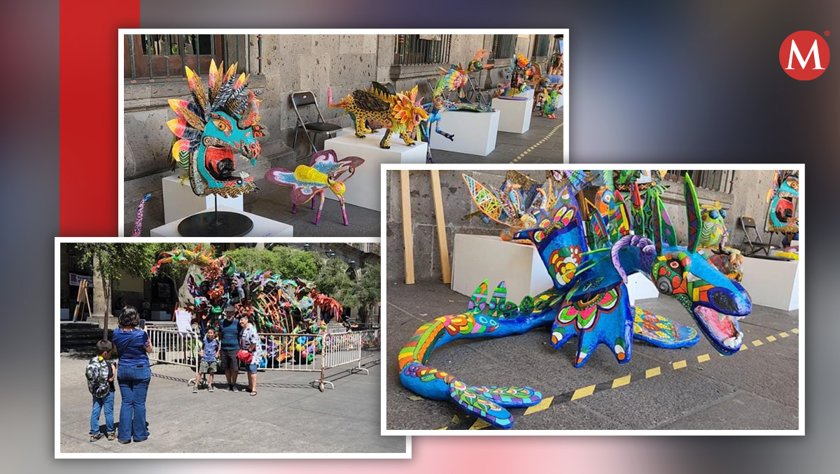 Exposición de alebrijes en Guadalajara atrae la atención de turistas y tapatíos (Pablo Núñez)