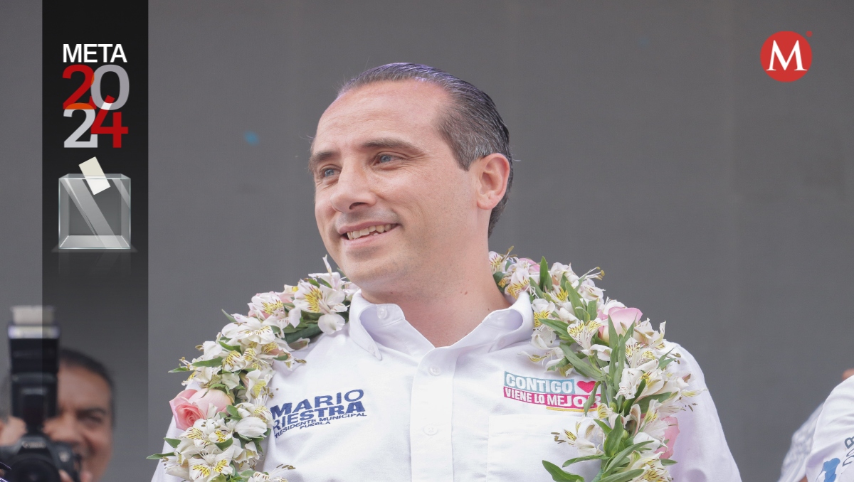 Mario Riestra pide seguridad durante campaña por alcaldía de Puebla | EsImagen