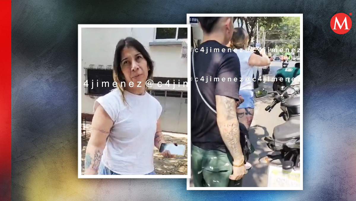 La mujer fue exhibida en video insultando a policías de CdMx (Diseño: Milenio)