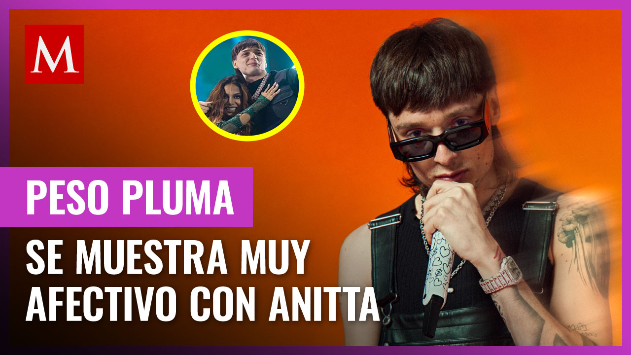 Peso Pluma habla de Anitta tras besarla en pleno concierto