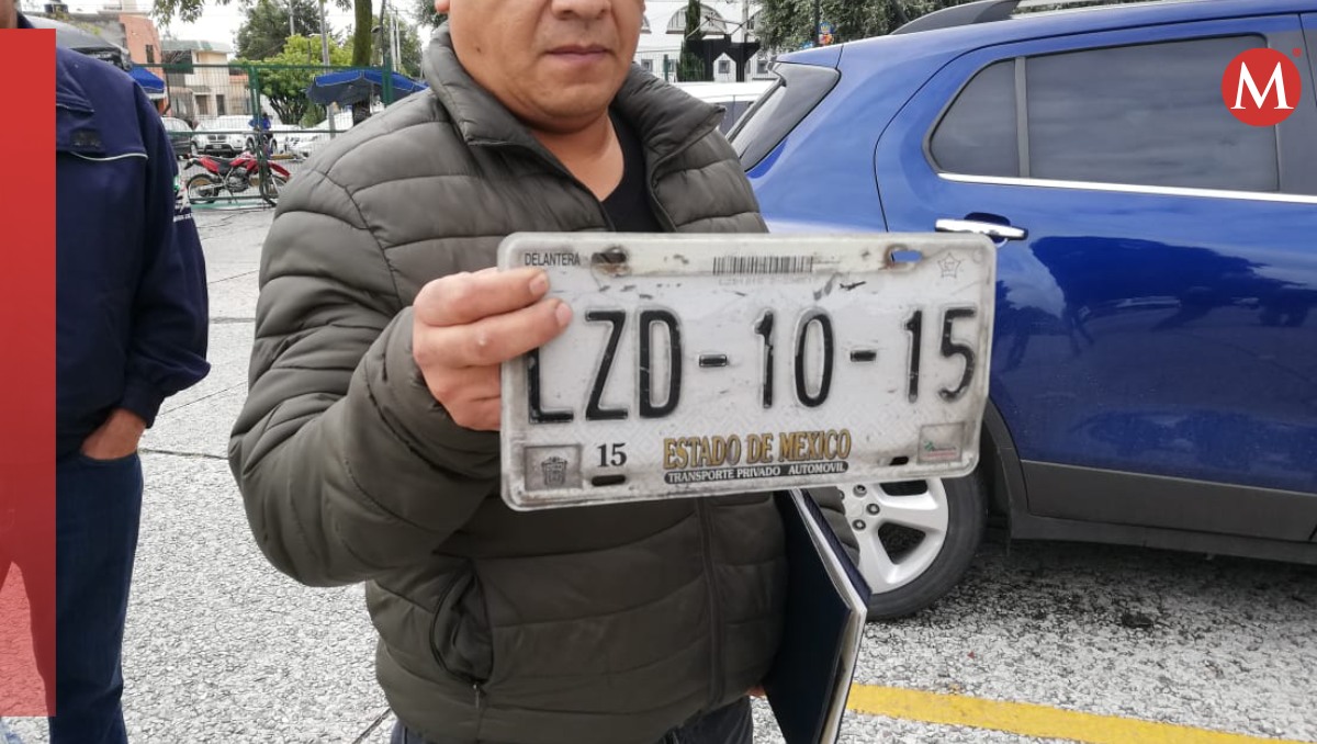 Reemplacamiento en Edomex. Foto: (Especial)