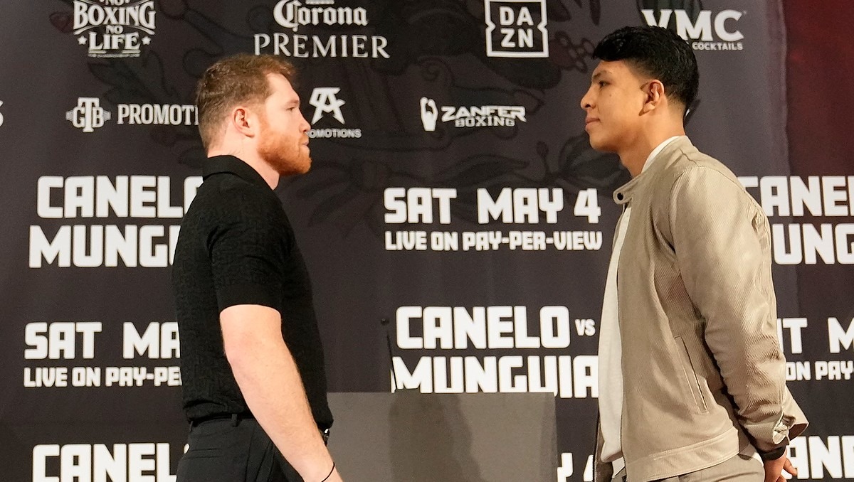 Saúl 'Canelo' Álvarez vs Jaime Munguía este 4 de mayo (AP)