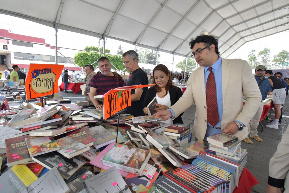 Anuncian feria del libro en Edomex.