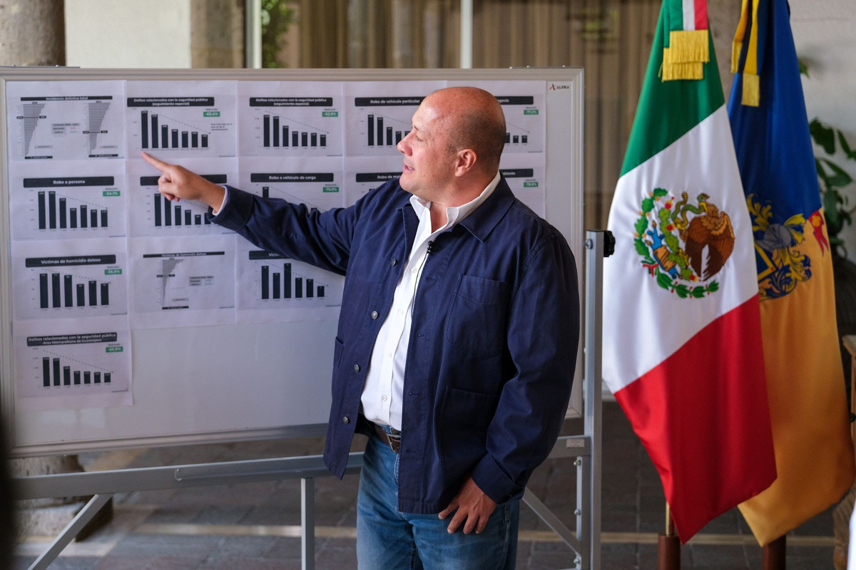 Bajan delitos en Jalisco asegura Alfaro. (Cortesía)