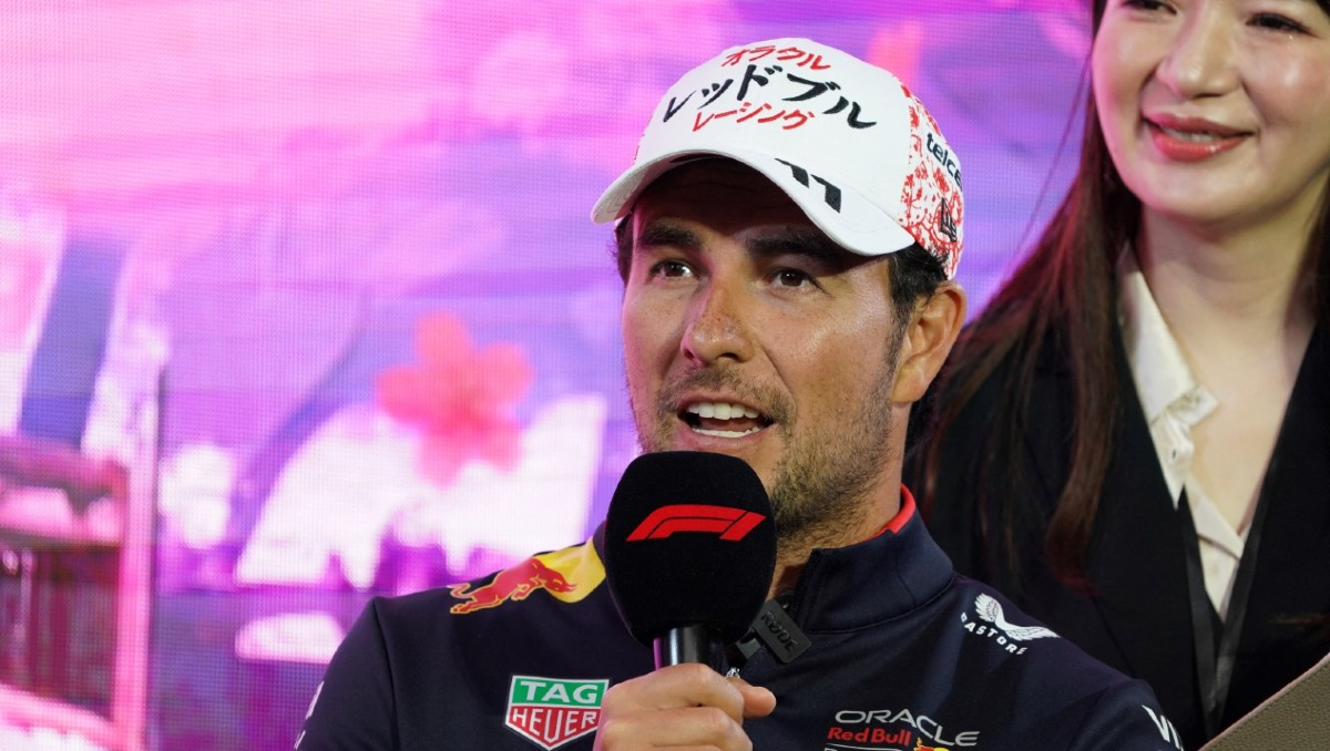 'Checo' Pérez buscará el podio este fin de semana en El Gran Premio de Japón (AFP)