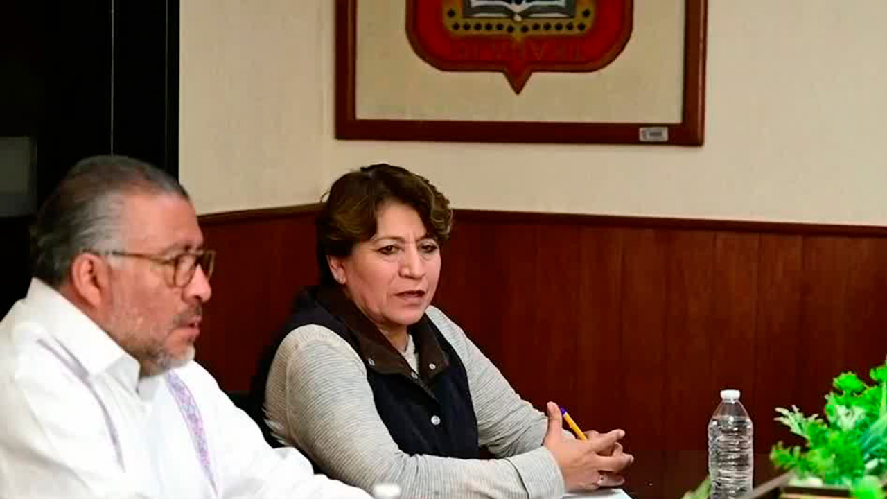 Delfina Gómez recorrió las zonas afectadas por incendios forestales en el Estado de México