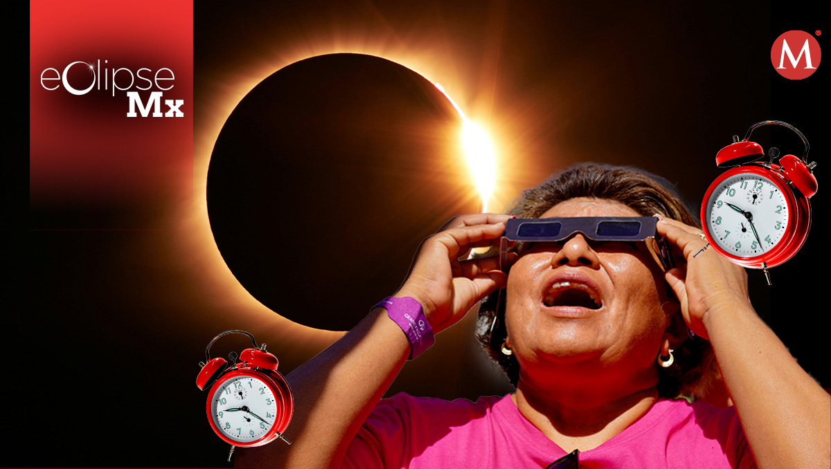 Dónde ver el eclipse solar del próximo 8 de abril (Foto: Cuartoscuro y Especial | Diseño: Samantha Martz)