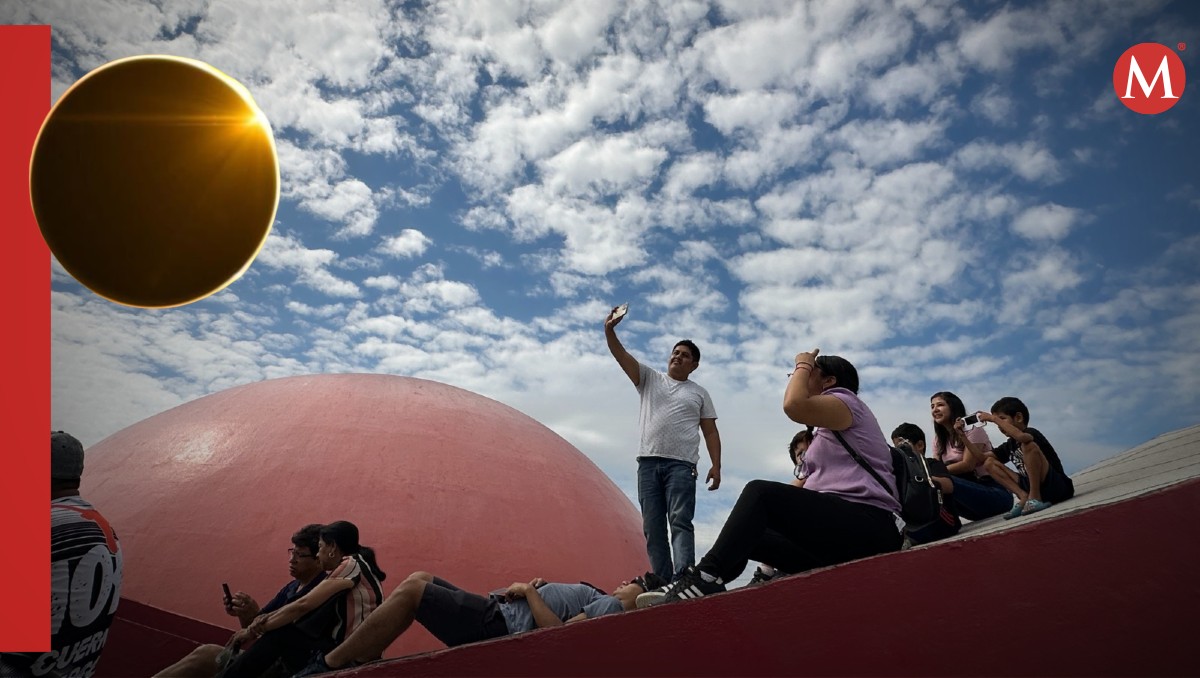 Eclipse solar en Tamaulipas. Foto: Antonio Hernández