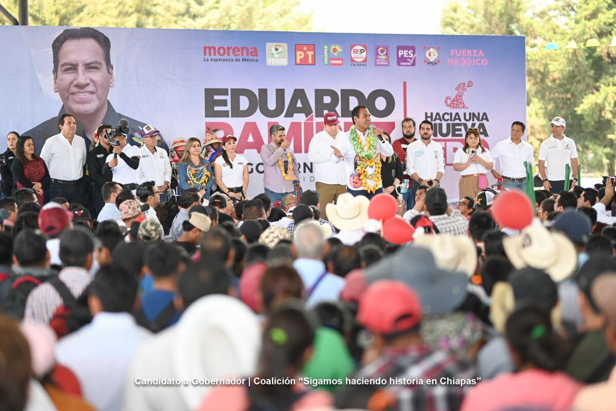 Eduardo Ramírez Aguilar, candidato a gobernador de Chiapas [Foto: Especial]