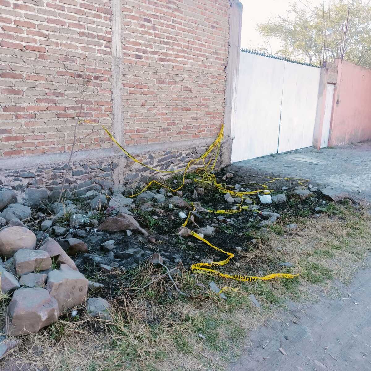 Finca donde localizaron restos  en la colonia La Piedrera. (Josefina Ruíz)
