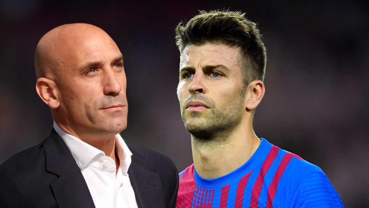 Gerard Piqué y Luis Rubiales bajó investigación de la Guardia Civil (AFP)