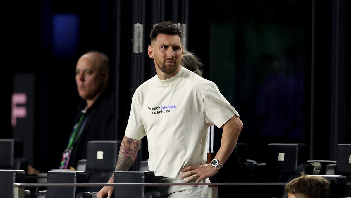 Gerardo Martino no quiso arriesgar a Messi ante Rayados (AFP)