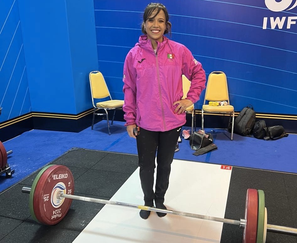 Janeth Gómez, halterista jalisciense. (Especial)