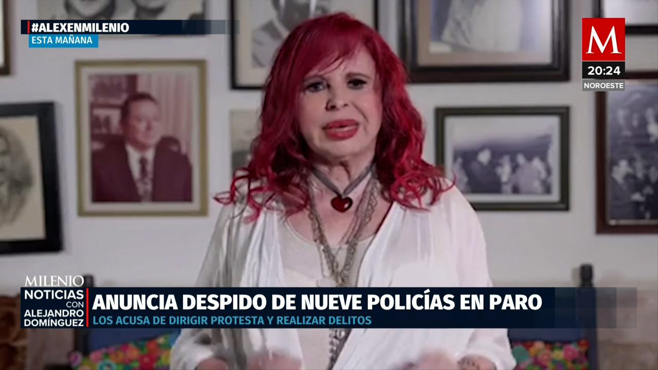 Layda Sansores anuncia despido de nueve policías en Campeche por paro de policías