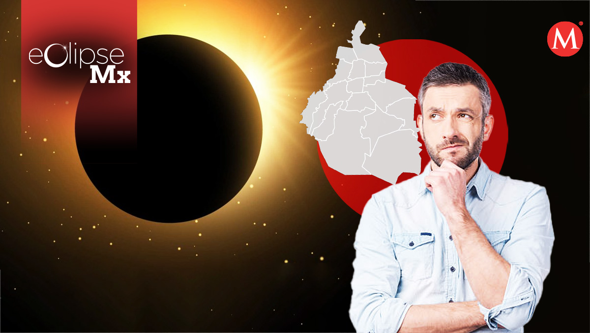 Éste es el porcentaje de oscuridad por el eclipse solar en la CdMx| Especial