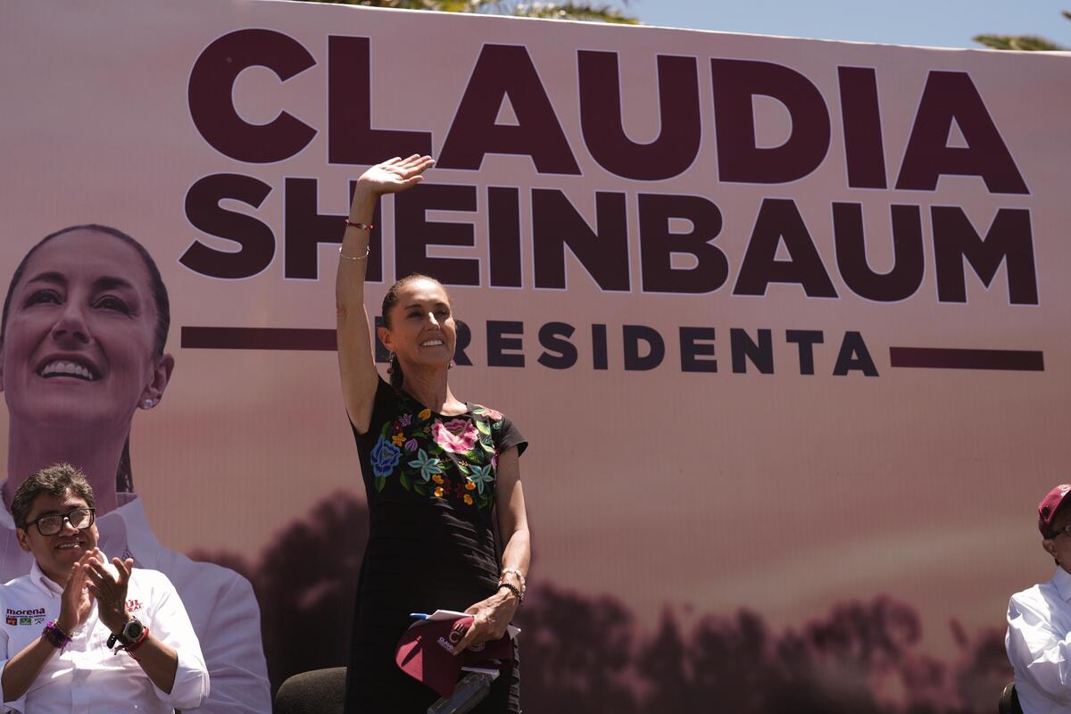 Claudia Sheinbaum en Aguascalientes [Foto: Especial]