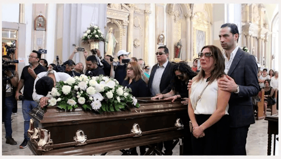 Despiden a Gisela Gáytan con misa en la catedral de Celaya, Guanajuato