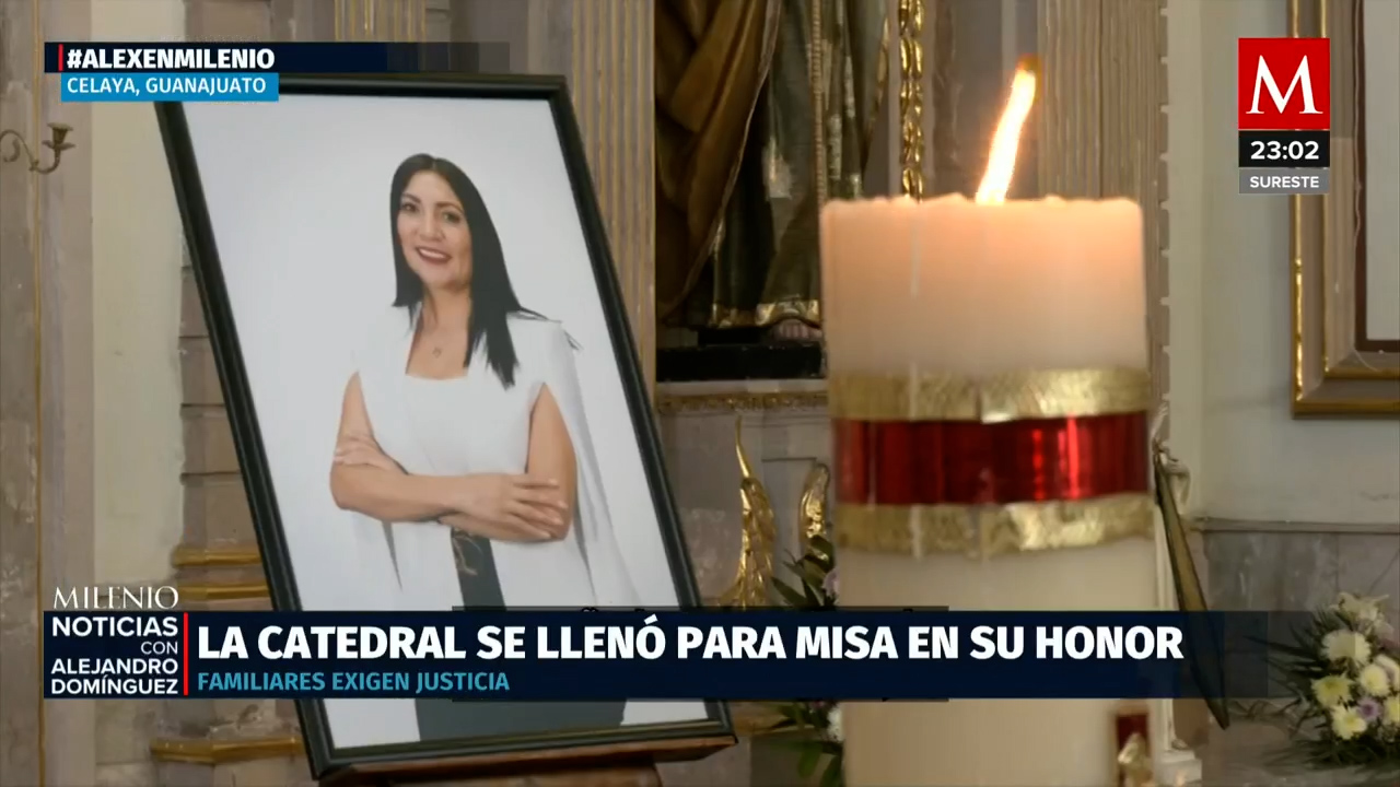 Emotivo funeral de Gisela Gaytán, candidata de Morena en Celaya, Guanajuato