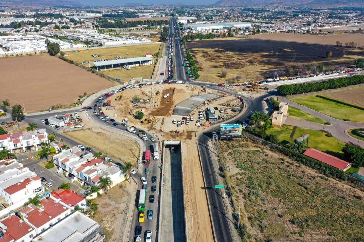 Nodo vial en Zapopan presenta un avance en del 85%.- Grupo Milenio