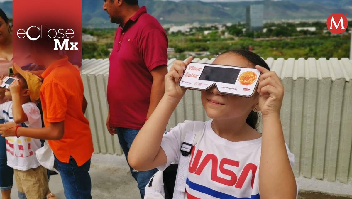 Eclipse solar en Tamaulipas. (Antonio Hernández)