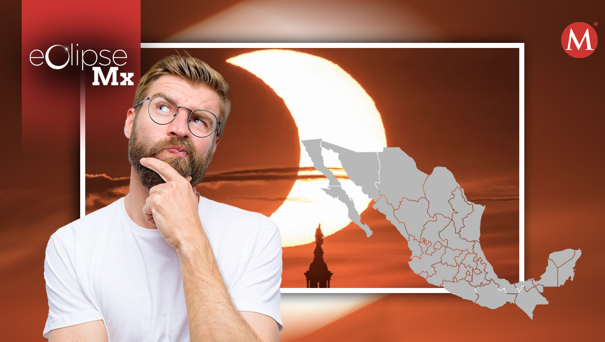 A pesar de que en México hay  una ubicación geográfica para apreciar el eclipse solar de 2024, no todos los estados se oscurecerán. (Antonio Texta)