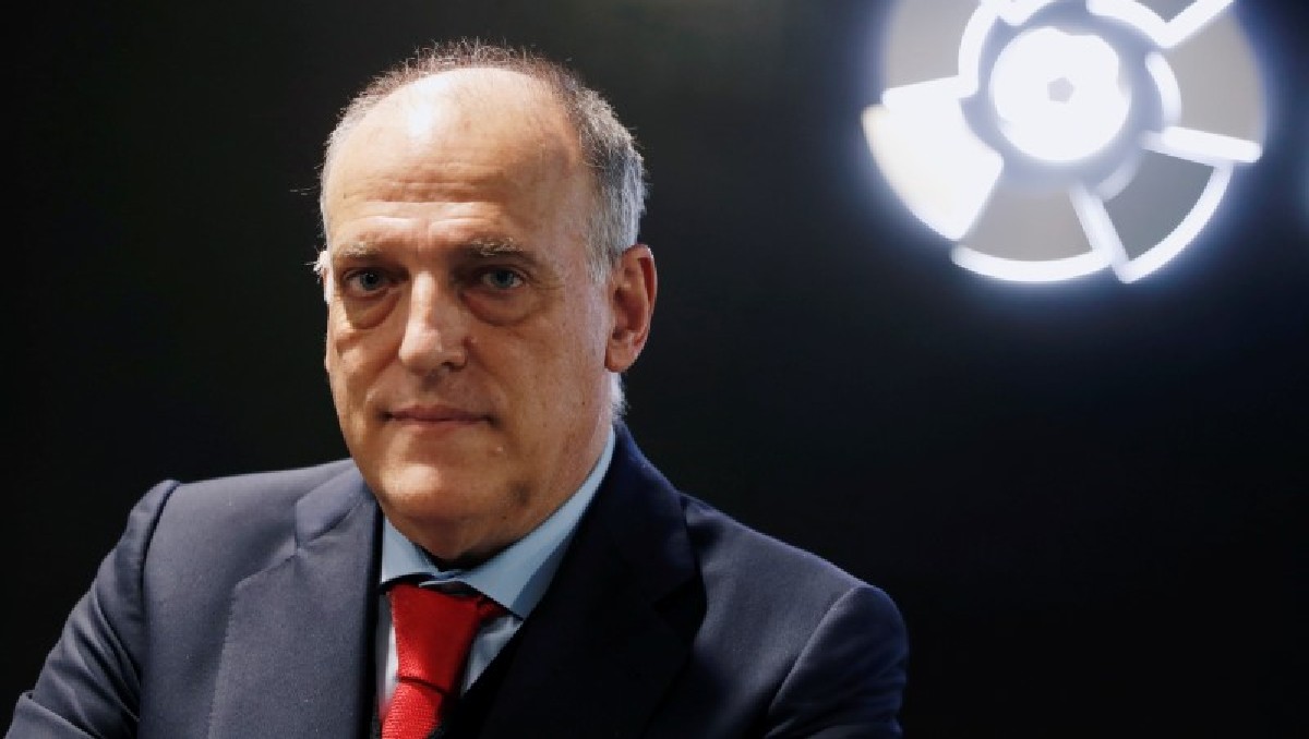 El polémico discurso de Javier Tebas sobre la piratería en el futbol (Reuters)