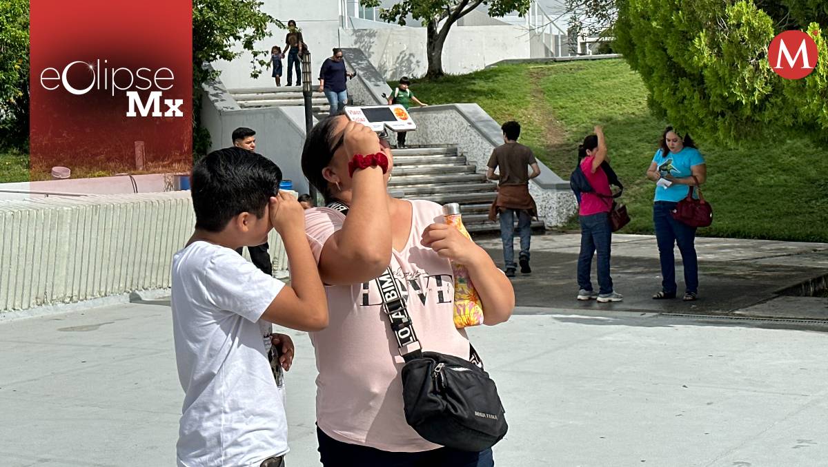 Eclipse solar en Tamaulipas. (Antonio Hernández)