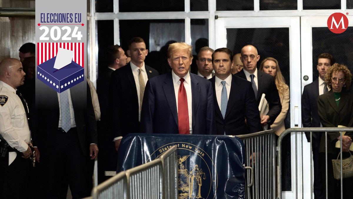 Donald Trump no puede hablar del caso por una orden mordaza en su contra. | Reuters