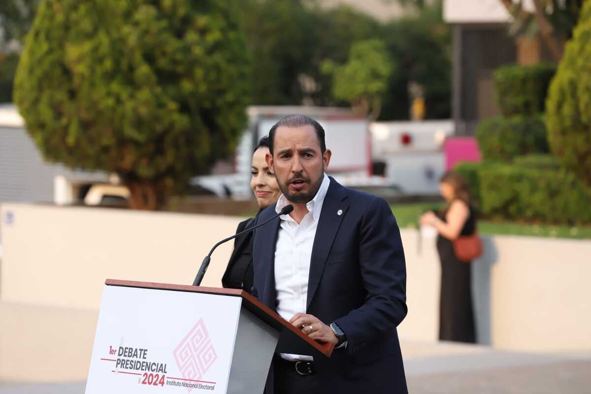Marko Cortés, líder nacional del PAN. | Foto: Ariana Pérez.