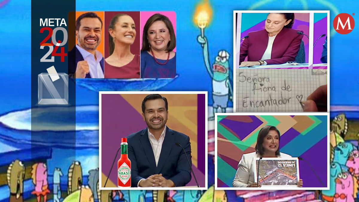 Memes se desatan en primer debate presidencial.