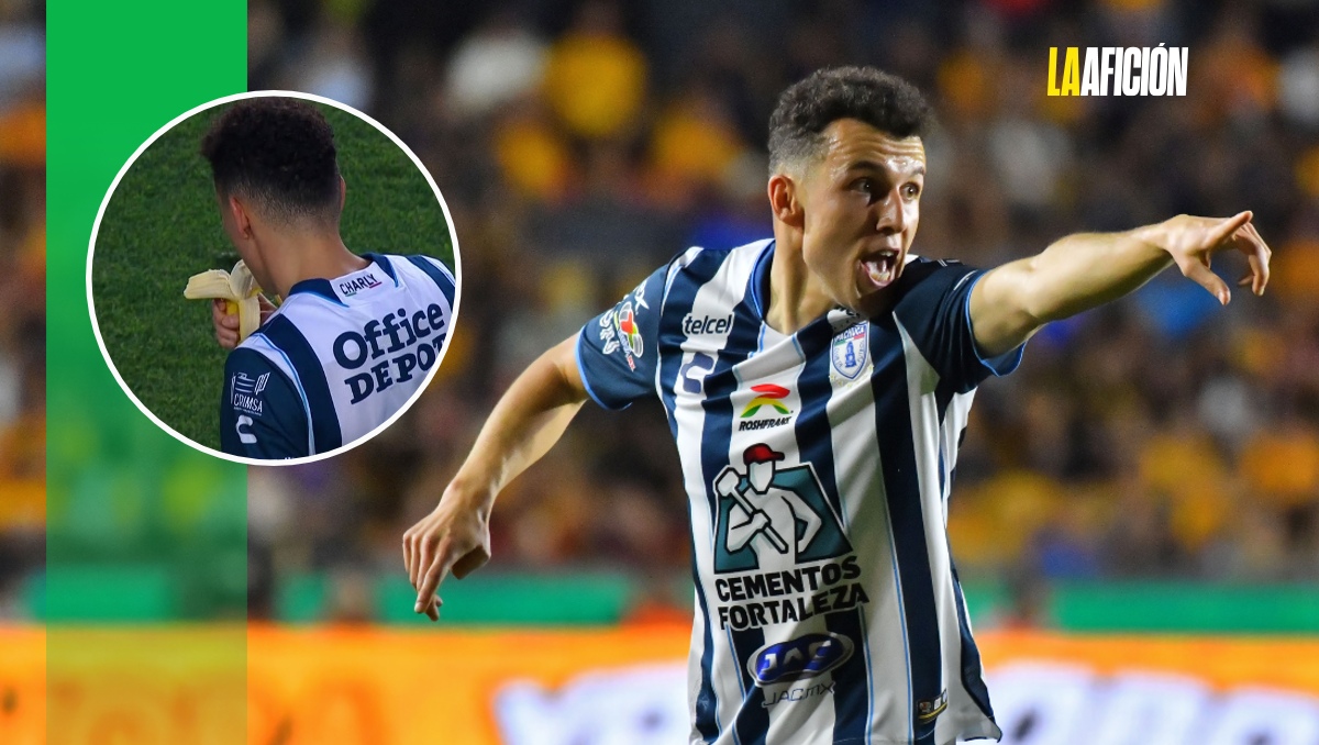 ¿Por qué Oussama Idrissi comió un plátano en pleno partido Tigres vs Pachuca? (Imago7)