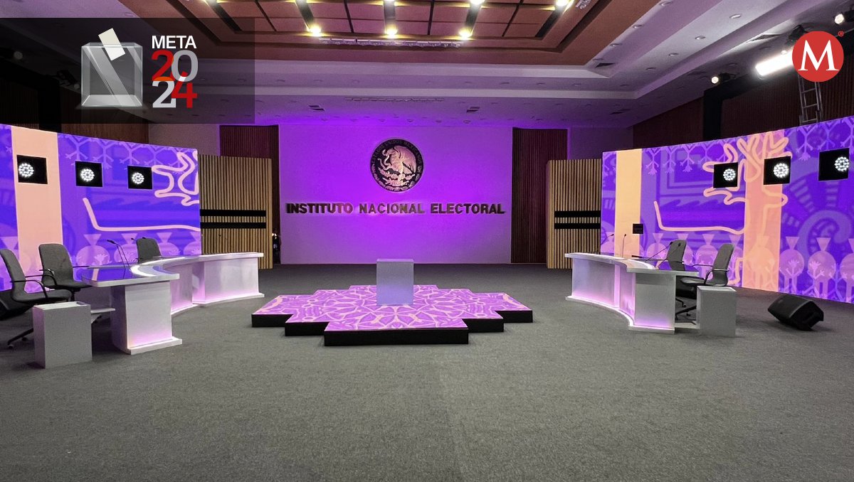 En el set los candidatos estarán sentados, pero ya se contemplan otros formatos. | Especial